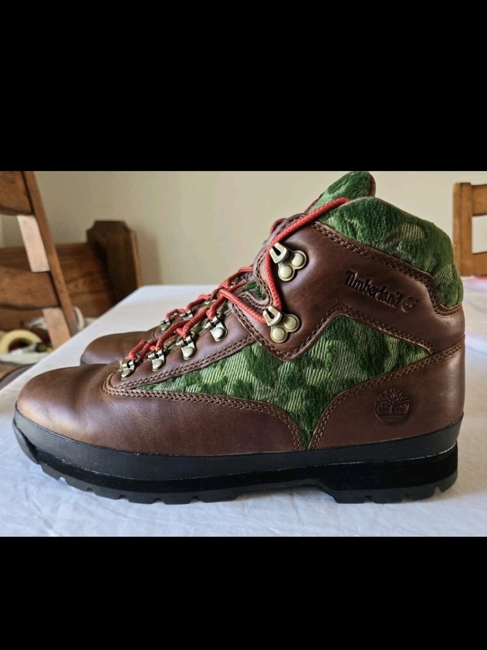 Men's Timberland Brown Pioneers Euro Hiking Boots Limited Casual Size 10.5